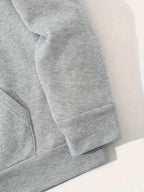 Conjunto Moletom Com Capuz e Calça Com Cordão Patch
