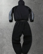 Conjunto Moletom Com Capuz e Calça Com Cordão Com Punho
