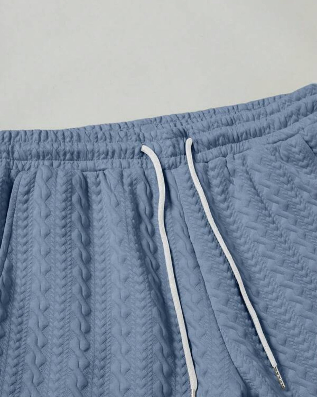 Conjunto Moletom Com Capuz e Calça Texturizada Com Punho