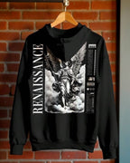 Moletom Com Capuz Estampa Angelical Costas Lettering Vertical