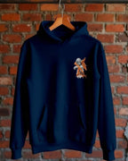 Moletom Com Capuz Estampa Anjo Armado Nas Costas Casual