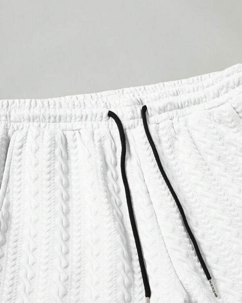 Conjunto Moletom Com Capuz e Calça Texturizada Com Punho